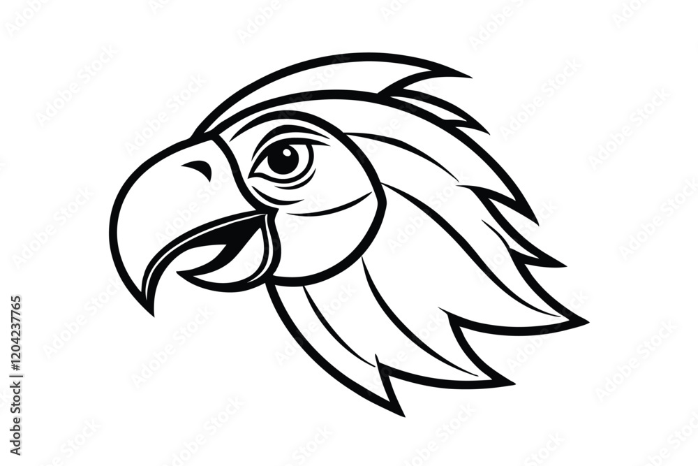 Obraz premium eagle head mascot