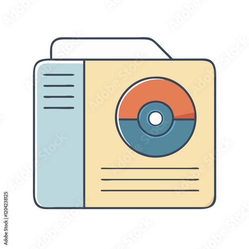 record icon, record vector illustration-simple illustration of record, perfect for record logos and icons