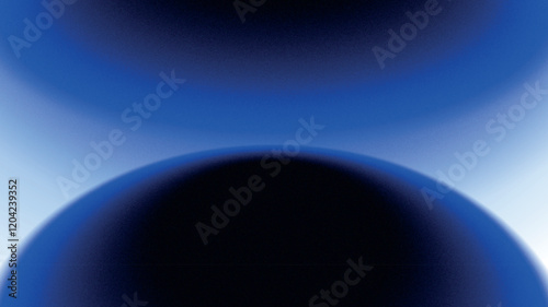 Abstract blue circle gradient background grainy texture. Wallpaper. Cover. Noise, texture, banner poster, header cover design, Aura