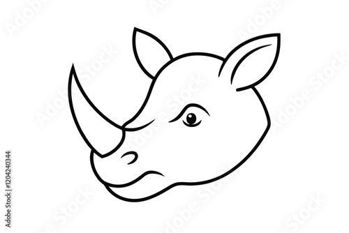 rhino head photo