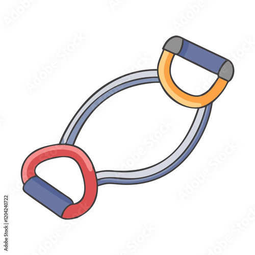 resistance band icon, resistance band vector illustration-simple illustration of resistance band, perfect for resistance band logos and icons