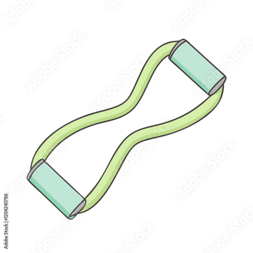 resistance band icon, resistance band vector illustration-simple illustration of resistance band, perfect for resistance band logos and icons