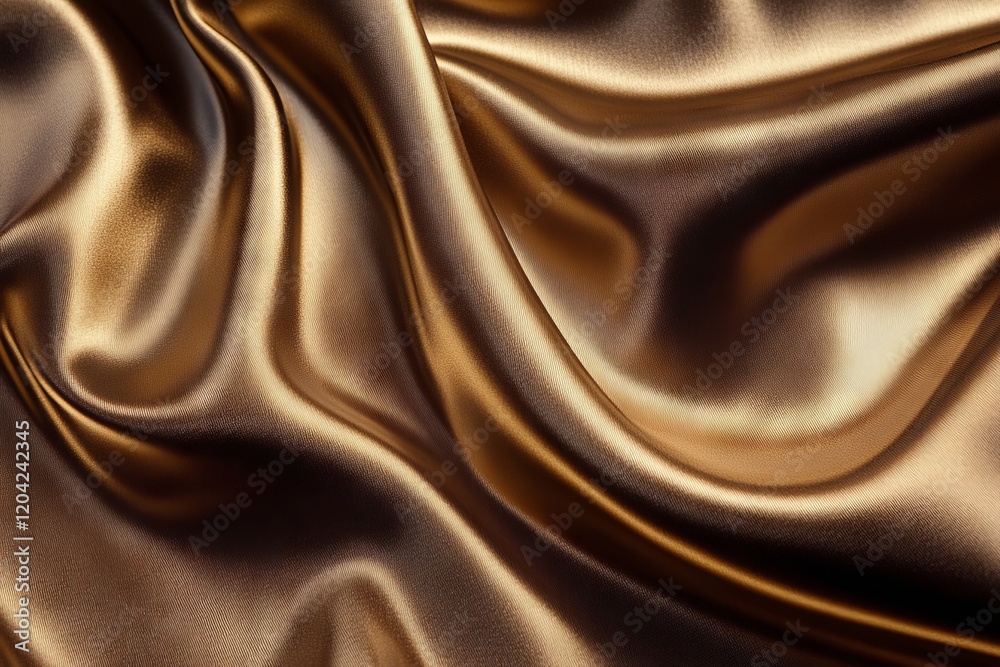 Luxurious bronze satin fabric texture Luxurious bronze satin fabric texture