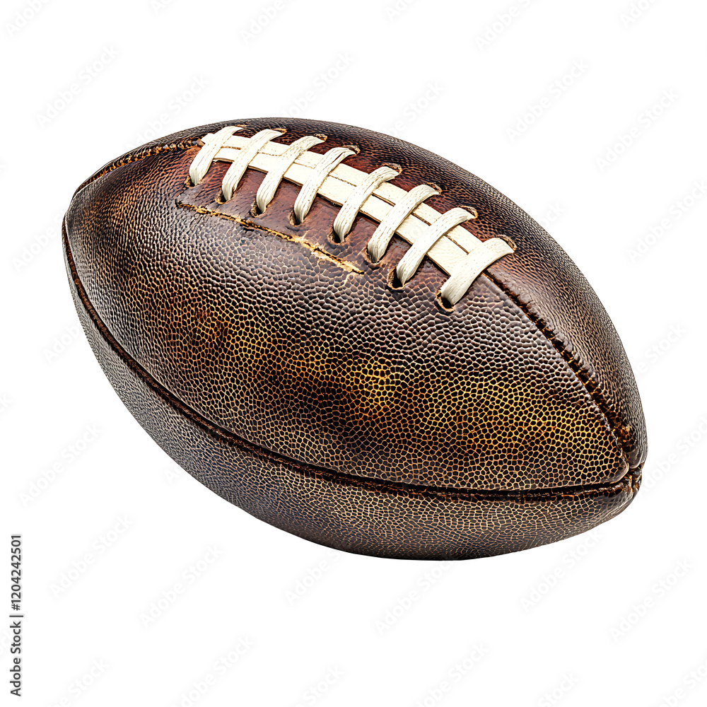 Fototapeta premium American football ball Rugby Ball isolatedon white and transparent background