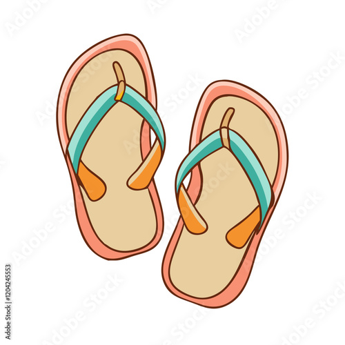 sandals icon, sandals vector illustration-simple illustration of sandals, perfect for sandals logos and icons