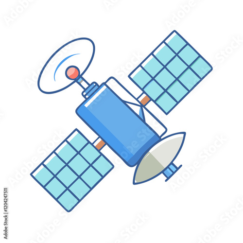 satellite icon, satellite vector illustration-simple illustration of satellite, perfect for satellite logos and icons