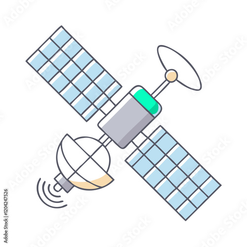satellite icon, satellite vector illustration-simple illustration of satellite, perfect for satellite logos and icons