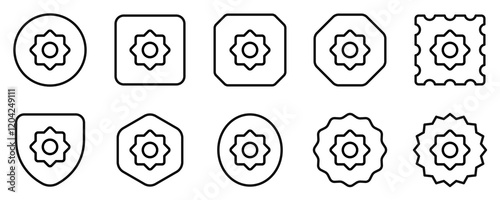 Editable vector sun, screen brightness icon. Part of a big icon set family. Perfect for web and app interfaces, presentations, infographics, etc