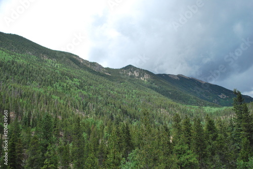 clouds over the mountains