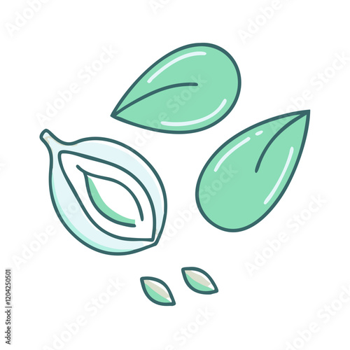 seeds icon, seeds vector illustration-simple illustration of seeds, perfect for seeds logos and icons