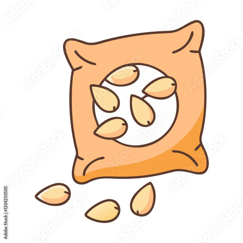 seeds icon, seeds vector illustration-simple illustration of seeds, perfect for seeds logos and icons