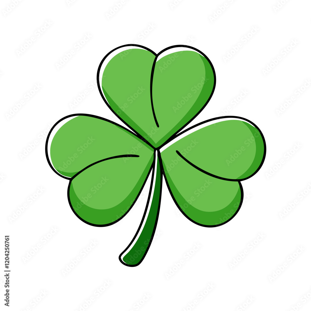 shamrock st patrick s day icon, shamrock st patrick s day vector illustration-simple illustration of shamrock st patrick s day, perfect for shamrock st patrick s day logos and icons