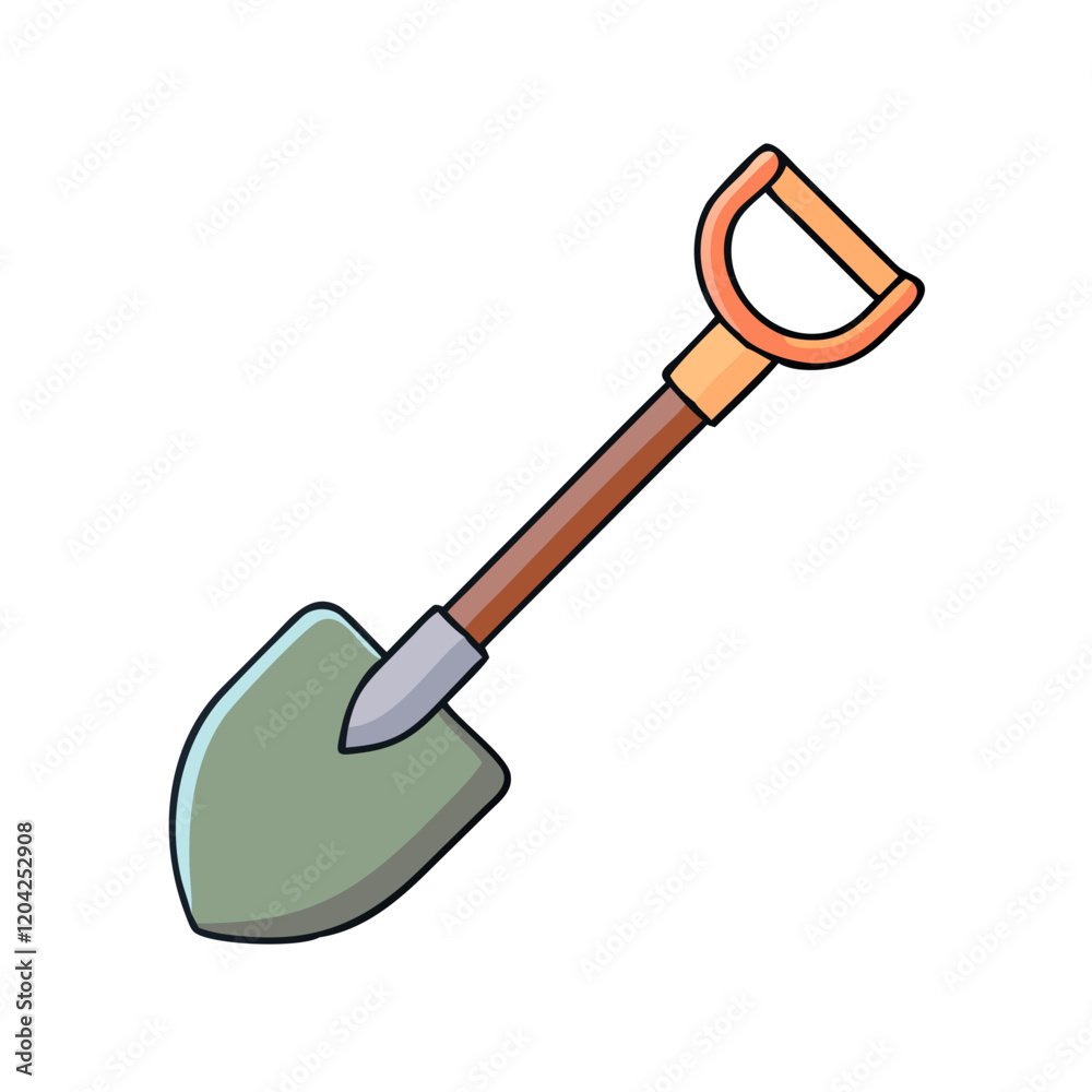 shovel icon, shovel vector illustration-simple illustration of shovel, perfect for shovel logos and icons