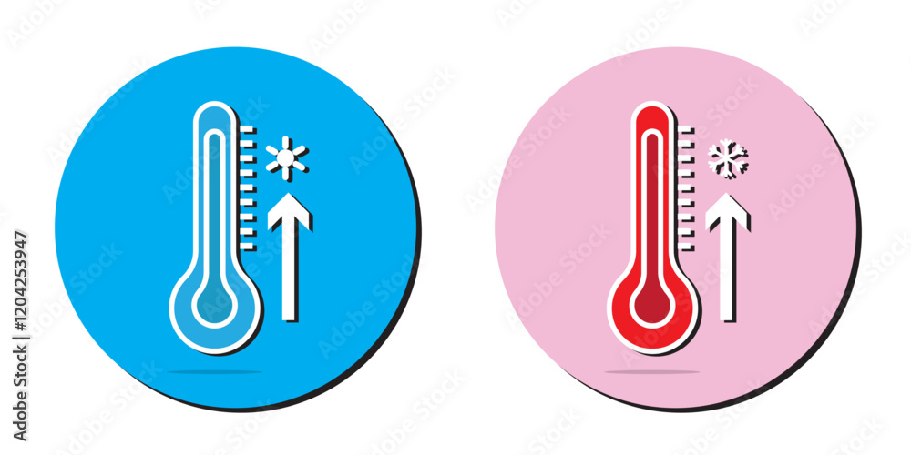 Thermometer, weather icon. Temperature thermometer icon collection. Weather thermometer icon or sign. Stock vector Thermometer, weather icon. Temperature thermometer icon collection. Weather thermometer icon or sign. Stock vector