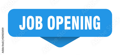 job opening sticker. job opening sign on transparent background