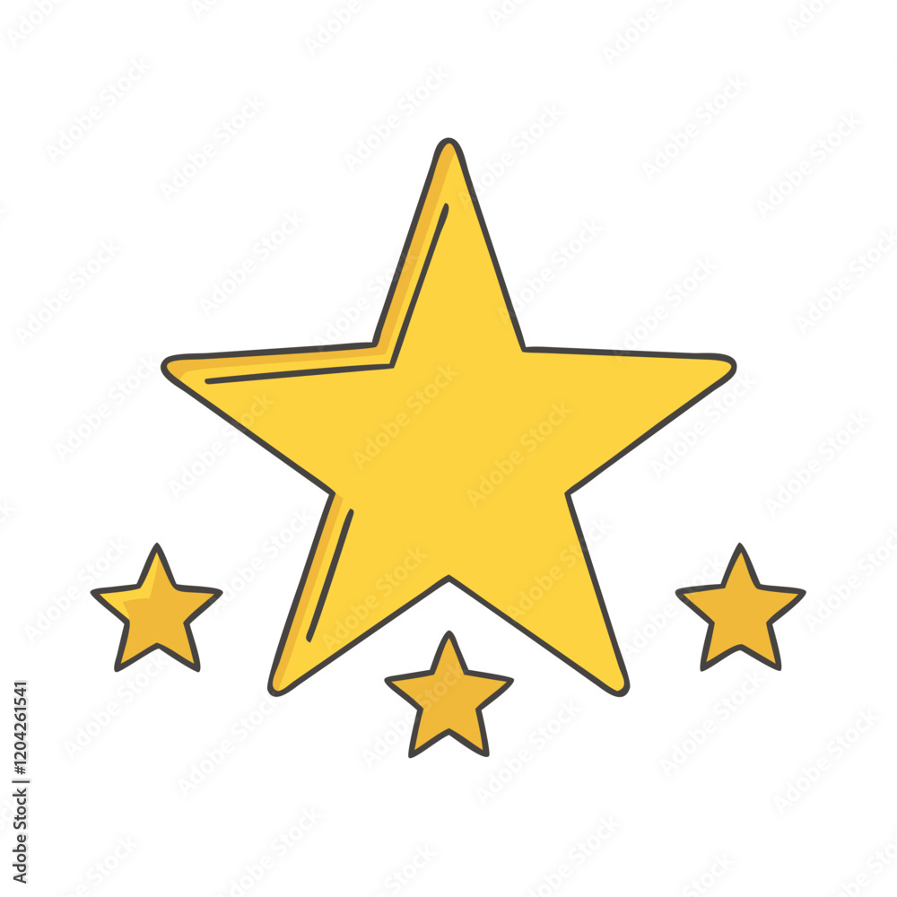 star icon, star vector illustration-simple illustration of star, perfect for star logos and icons
