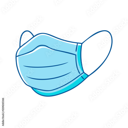 surgical mask icon, surgical mask vector illustration-simple illustration of surgical mask, perfect for surgical mask logos and icons