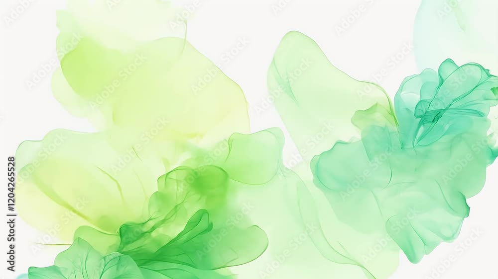 eco nature background spring green abstract watercolor foliage watercolor abstract background light white water art green leaf paint nature wet design eco creativity brush illustration concept