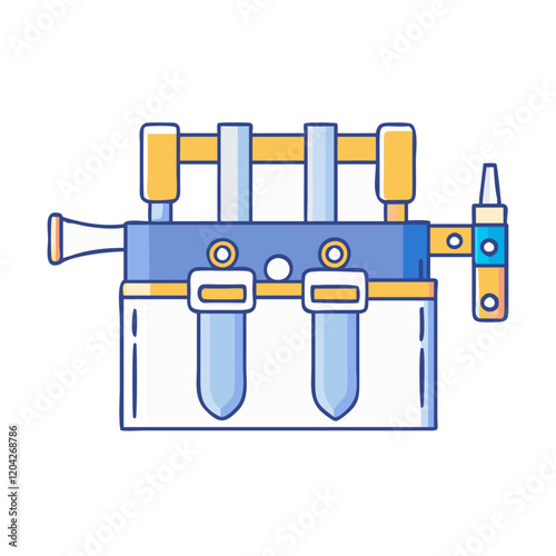 tool belt icon, tool belt vector illustration-simple illustration of tool belt, perfect for tool belt logos and icons