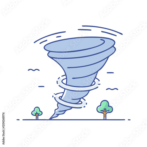 tornado icon, tornado vector illustration-simple illustration of tornado, perfect for tornado logos and icons