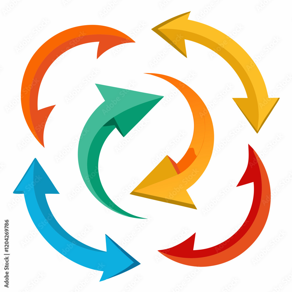 set of arrows vectors set of arrows vectors