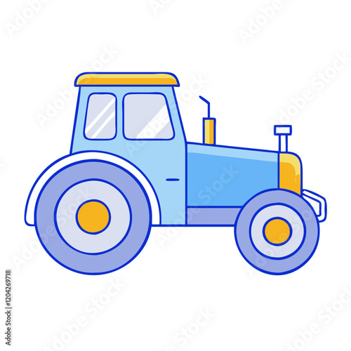 tractor icon, tractor vector illustration-simple illustration of tractor, perfect for tractor logos and icons