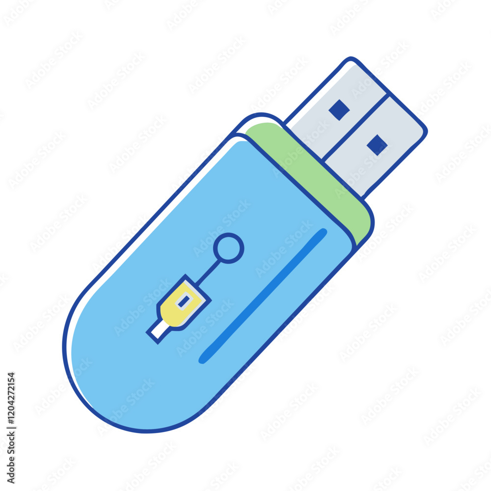usb drive icon, usb drive vector illustration-simple illustration of usb drive, perfect for usb drive logos and icons