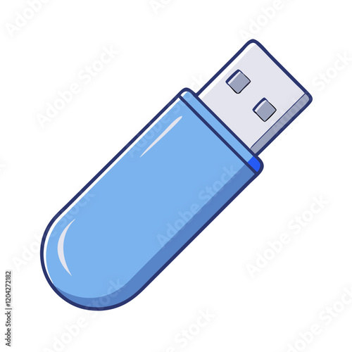 usb stick icon, usb stick vector illustration-simple illustration of usb stick, perfect for usb stick logos and icons