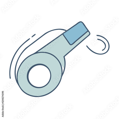 whistle icon, whistle vector illustration-simple illustration of whistle, perfect for whistle logos and icons