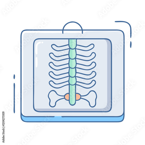 x ray icon, x ray vector illustration-simple illustration of x ray, perfect for x ray logos and icons
