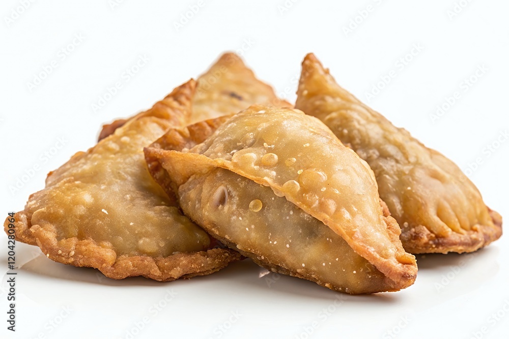 Delicious Golden Brown Fried Samosas Indian Snack Food Delicious Golden Brown Fried Samosas Indian Snack Food
