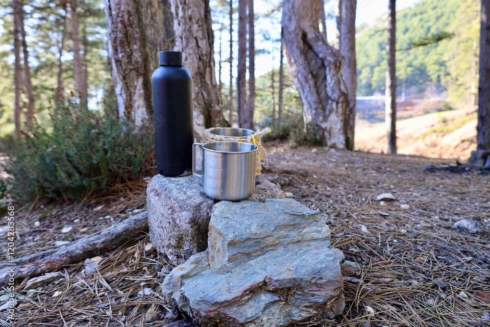 Obraz premium Camping outdoor gear. High quality photo