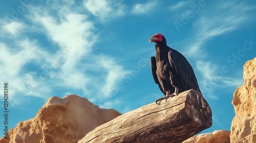 California Condor in Natural Habitat