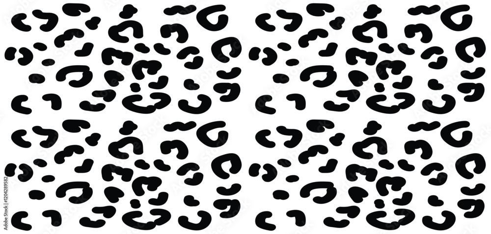 seamless texture leopard black and white spots pattern seamless texture leopard black and white spots pattern