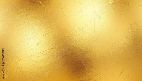 Gold Texture Background Scratched Metallic Surface