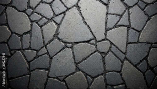 Dark Grey Irregular Stone Texture Background Image