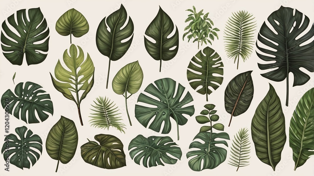 seamless pattern with leaves seamless pattern with leaves