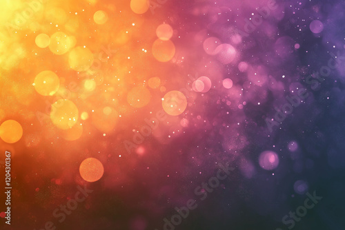 A colorful background with many small circles. Generative Ai.