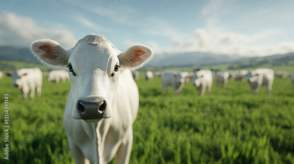 Greenhouse Gas, A photorealistic image of cows grazing on a pasture, showcasing high fidelity and vibrant scenery in a detailed landscape setting. Greenhouse Gas, A photorealistic image of cows grazing on a pasture, showcasing high fidelity and vibrant scenery in a detailed landscape setting.