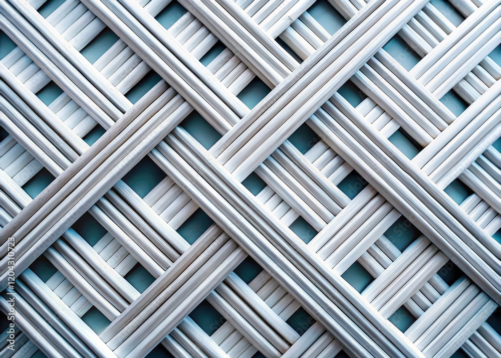 Abstract macro image: crisp white stripes of rectangular shapes create a striking geometric pattern in high resolution. Abstract macro image: crisp white stripes of rectangular shapes create a striking geometric pattern in high resolution.