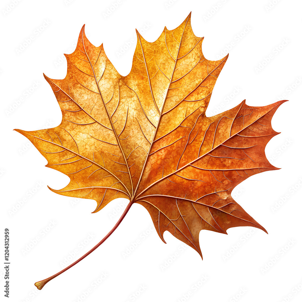 Obraz premium maple leaves isolated on white