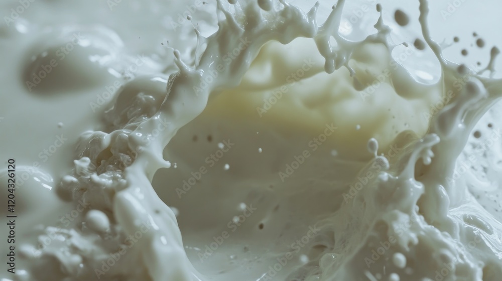 Milk splashes. Natural dairy product, yogurt or cream splash with flying drops. Realistic Vector illustration Milk splashes. Natural dairy product, yogurt or cream splash with flying drops. Realistic Vector illustration