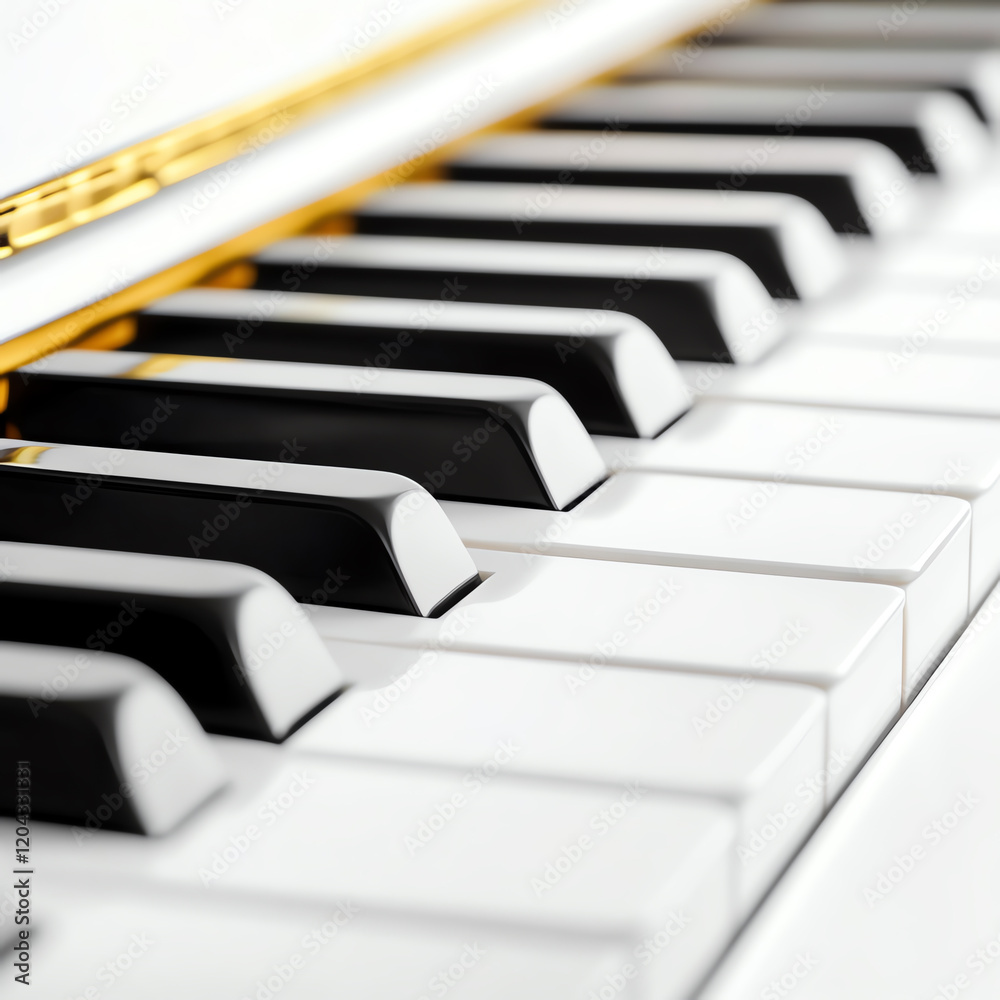 An elegant close-up of piano keys showcasing the classic black and white design, perfect for music-themed projects. An elegant close-up of piano keys showcasing the classic black and white design, perfect for music-themed projects.