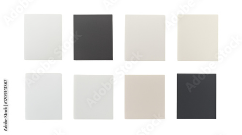 Wallpaper Mural Minimalist Color Swatches with Floral Elements – Aesthetic Design Composition  on a transparent background	


 Torontodigital.ca