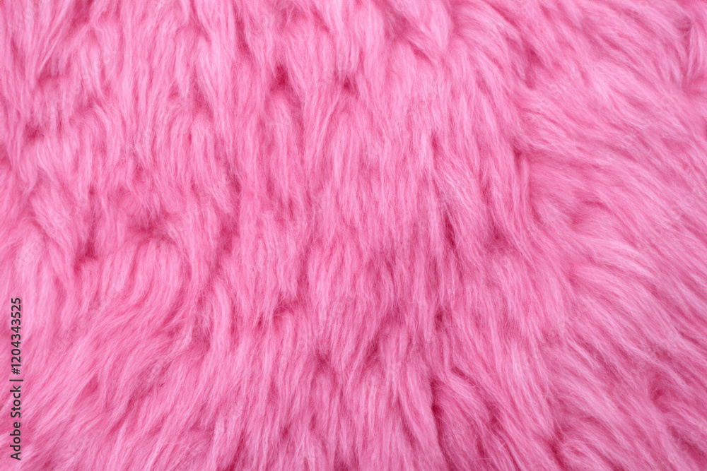 A pink fur texture with a pink background. The fur is fluffy and looks like it's made of cotton candy A pink fur texture with a pink background. The fur is fluffy and looks like it's made of cotton candy