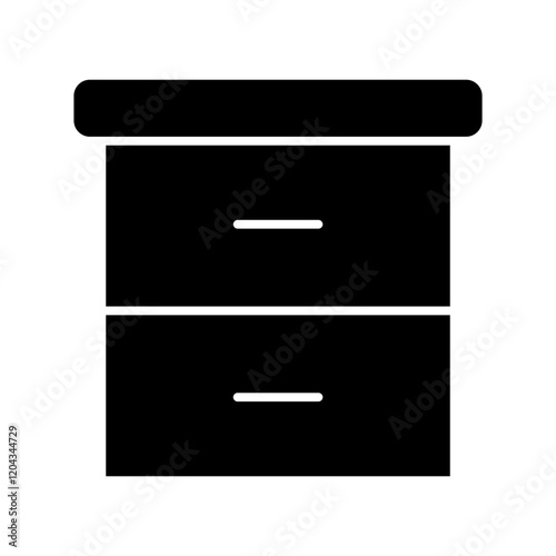 cupboard glyph icon
