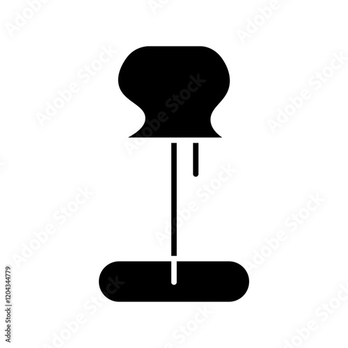 lamp glyph icon