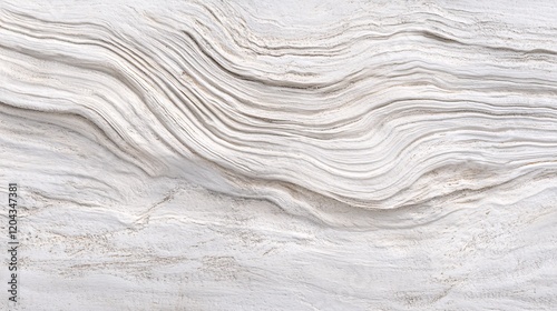 Smooth Light Wood Grain Texture with Natural Wavy Patterns photo