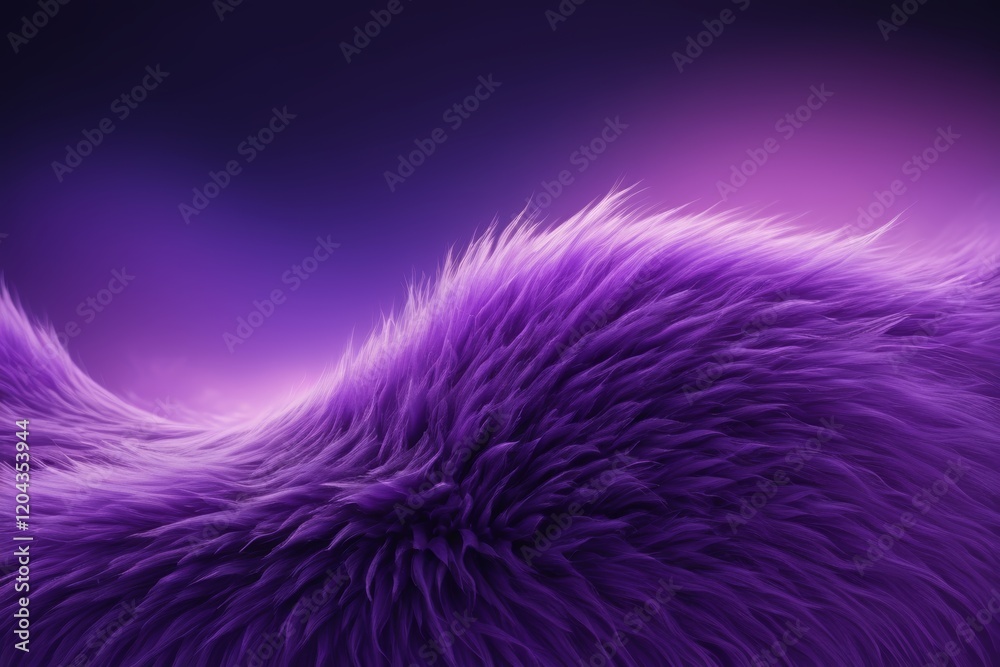 Fototapeta premium purple furry animal wallpapers