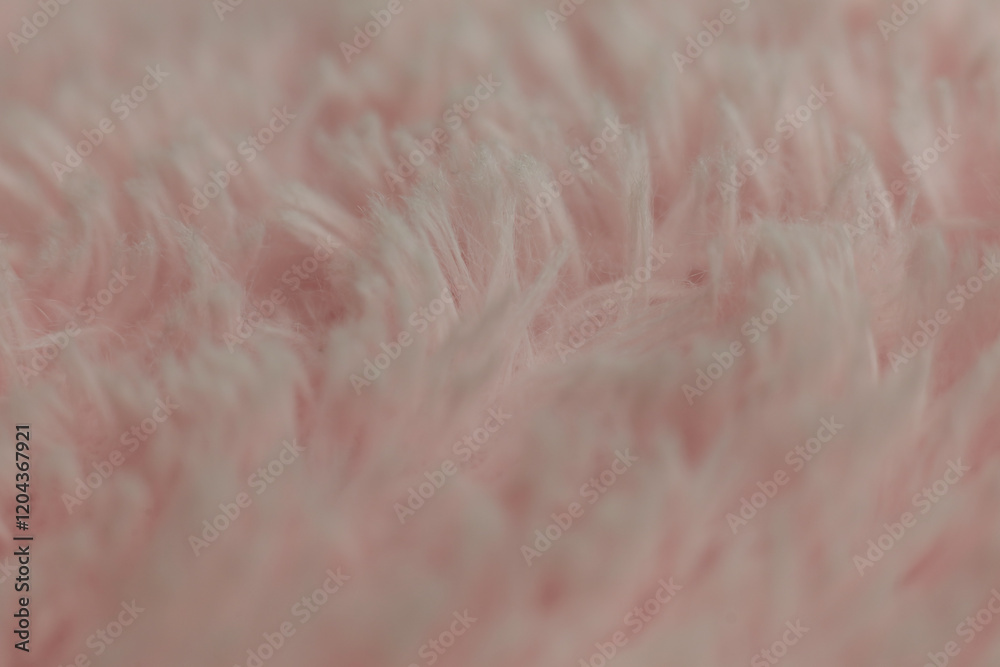 Fototapeta premium Close up of pink fur texture. Abstract background and texture for design.